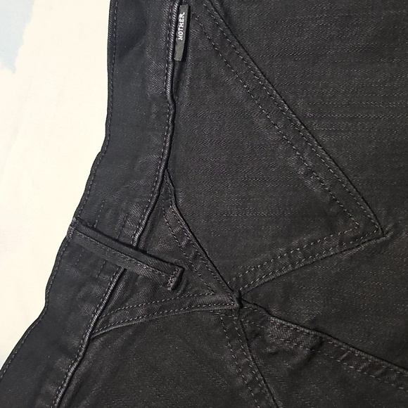 Mother‎ The Diamond Swooner Black Skinny High-Waisted Jeans Size 24 - Picture 7 of 8
